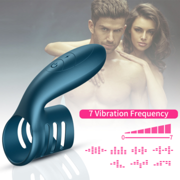 Δονητής Kinksters Blue Silicone Ring