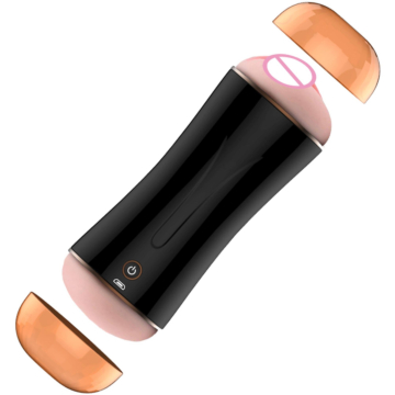 B-Series Vibrating Double-Sided Masturbator with Motion Sensor