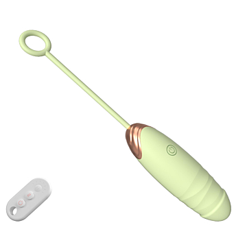 Vibrating Love Egg with Thrusting & Heating – 7 Functions – Remote Control – Green