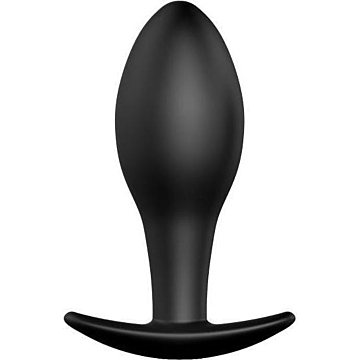 Pretty Love Silicone Butt Plug Black 8,5cm