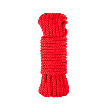 SM BONDAGE RIGID RED ROPE 10M