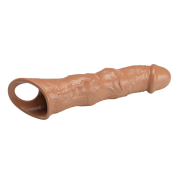 Θήκη Επέκτασης Πέους - Pretty Love Extension Penis Sleeve 11" Brown
