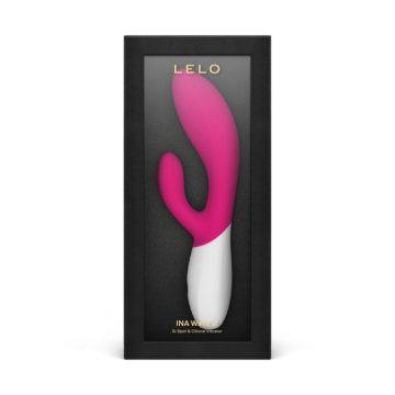 Rabbit Δονητής 20cm - LELO INA WAVE 2 Cerise