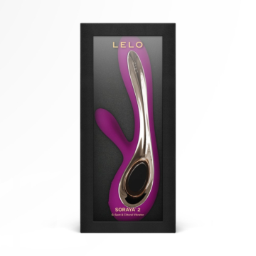 Rabbit Vibrator 22cm - LELO SORAYA 2 Deep Rose