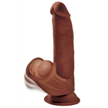 King Cock 8" Brown Triple Density Cock