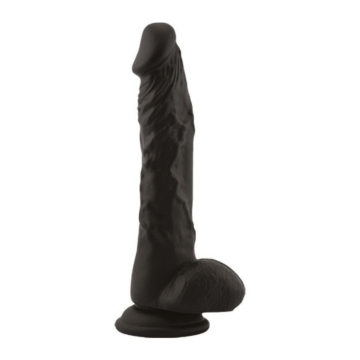 Toyz4lovers Stocky Black Silicone Dildo