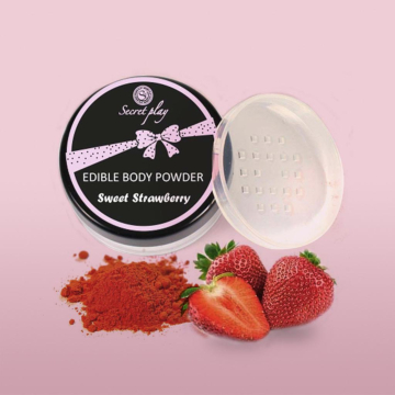 Sweet Sensation: Strawberry Edible Body Powder