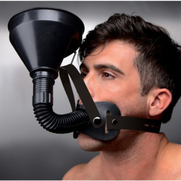 XR Brands Latrine Extreme Gag - Black