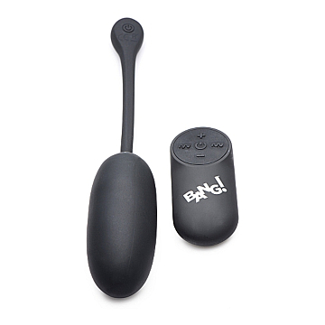 XR Brands 28X Plush Egg - Black