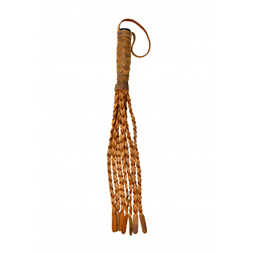 Ouch Braided 15 Tails Leather Whips