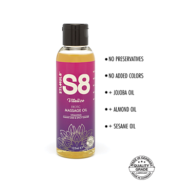 S8 Lime & Ginger Λάδι Μασάζ