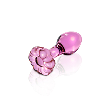 Pipedream Icicles Pink Glass 3.5in