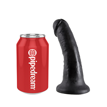 Μαύρος Ρεαλιστικός Δονητής - King Cock Black 6in
