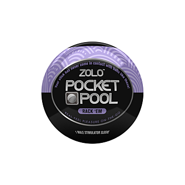 Zolo Pocket Pool Rack Em Purple