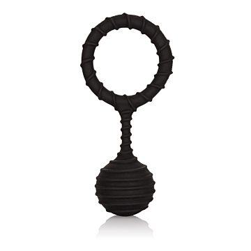 Colt Weighted XL Cock Ring with Ball - CalExotics - Silicone- Black