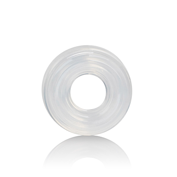 CalExotics Premium Silicone Cock Ring - Transparent