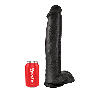 King Cock 38cm - Realistic Black Pleasure