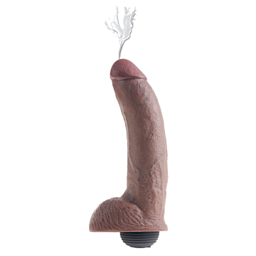 Realistic Squirting Dildo - Tan