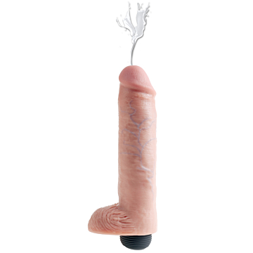 Realistic Squirting Cock - 10 inch Flesh