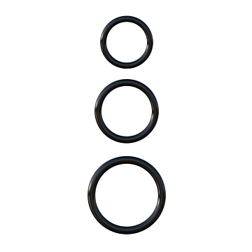 Silicone 3-Ring Stamina Set