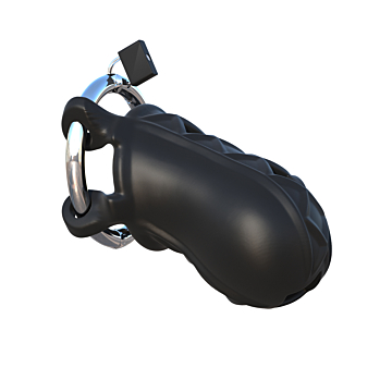 Extreme Silicone Cock Blocker - Black