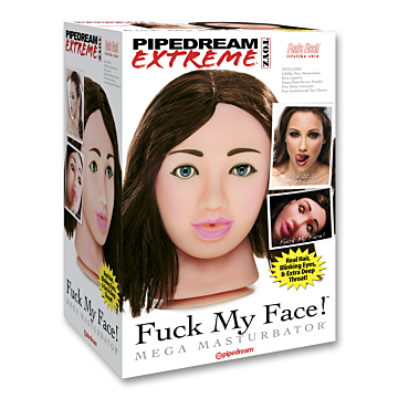 Ερωτική κούκλα Pipedream Fuck My Face - Brunette