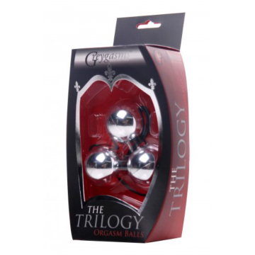 Grey Gasms - Trilogy Orgasm Balls Silver