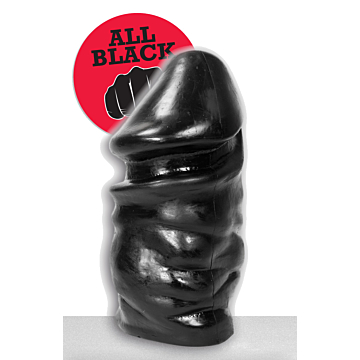 All Black 33cm Anal Dildo - Black