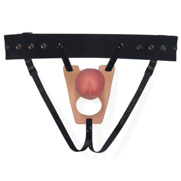 Lovetoy's Big 8.5'' Silicone Hollow Strapon