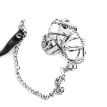 Kiotos Chastity Cage - Silver Lace
