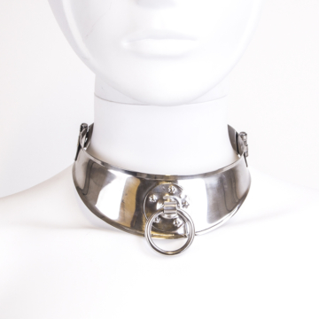 Kiotos Silver Stainless Steel Locking Collar