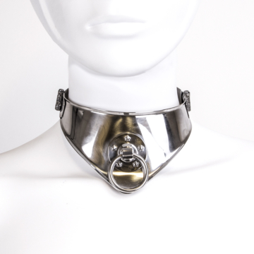 Kiotos Stainless Steel Locking Collar with Ring