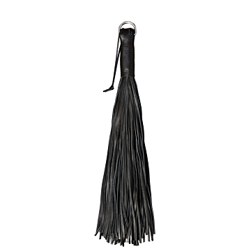 Kiotos Leather Black Whip - 100 Strings