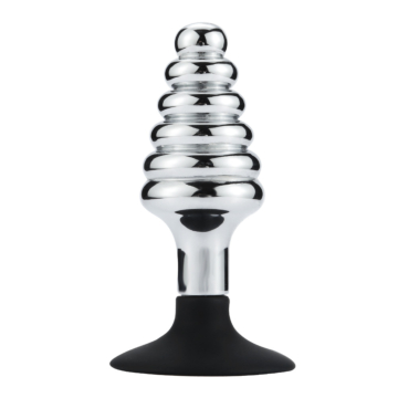 Kiotos Metal Sucker Butt Plug - Silver