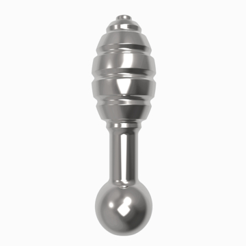 Diogol Jaz OH Silver Metal Anal Plug