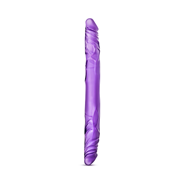 Blush B Yours 14 Inch Double Dildo – Purple