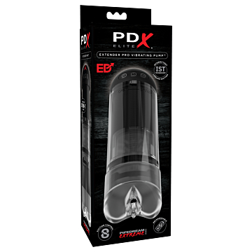 Rechargeable Vibrating Penis Pump - Pipedream PDX Elite