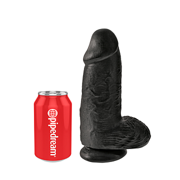 King Cock Chubby Realistic Dildo Black