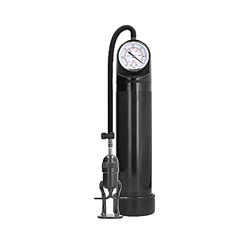 Deluxe Pump With Advanced PSI Gauge - Black