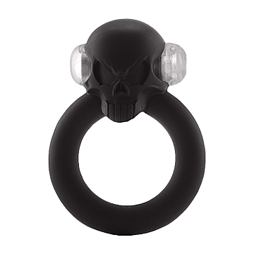 Intense Pleasure: Shadow Skull Vibrating Cock Ring