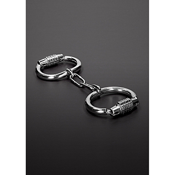 Triune Silver Combination Lock Handcuffs