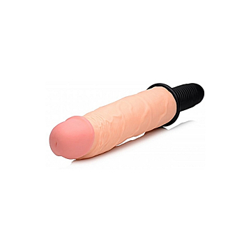 Onslaught XXL Vibrating Dildo - Flesh