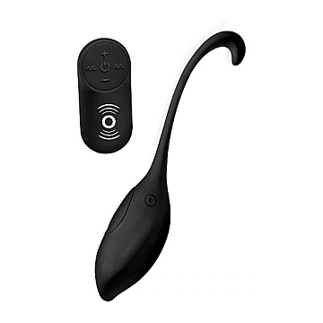XR Brands Silicone Vibrating Egg - Black