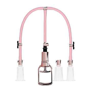Kinksters' Rose Gold Clitoral & Nipple Pump