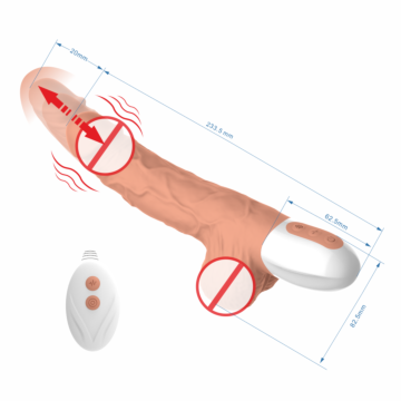 Remote Control  Silicone Vibrator