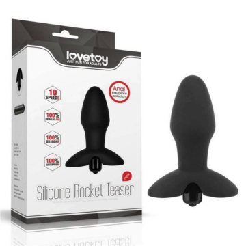 Lovetoy Rocket Teaser - Black Silicone Plug