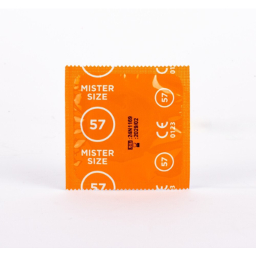 MISTER SIZE PURE FEEL EXTRA THIN CONDOMS 57MM 1PCS