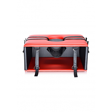 Black and Red Queening Chair by XR Brands