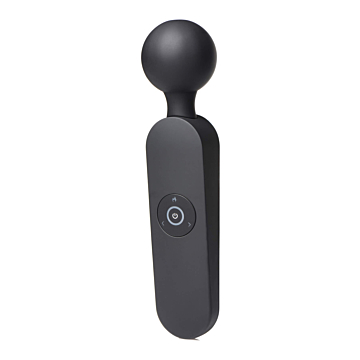 XR Brands Thunder Wand - Black Silicone Massager