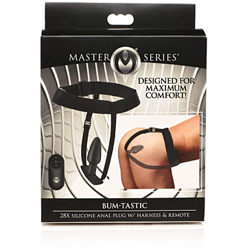XR Brands Bum-Tastic Anal Plug & Harness